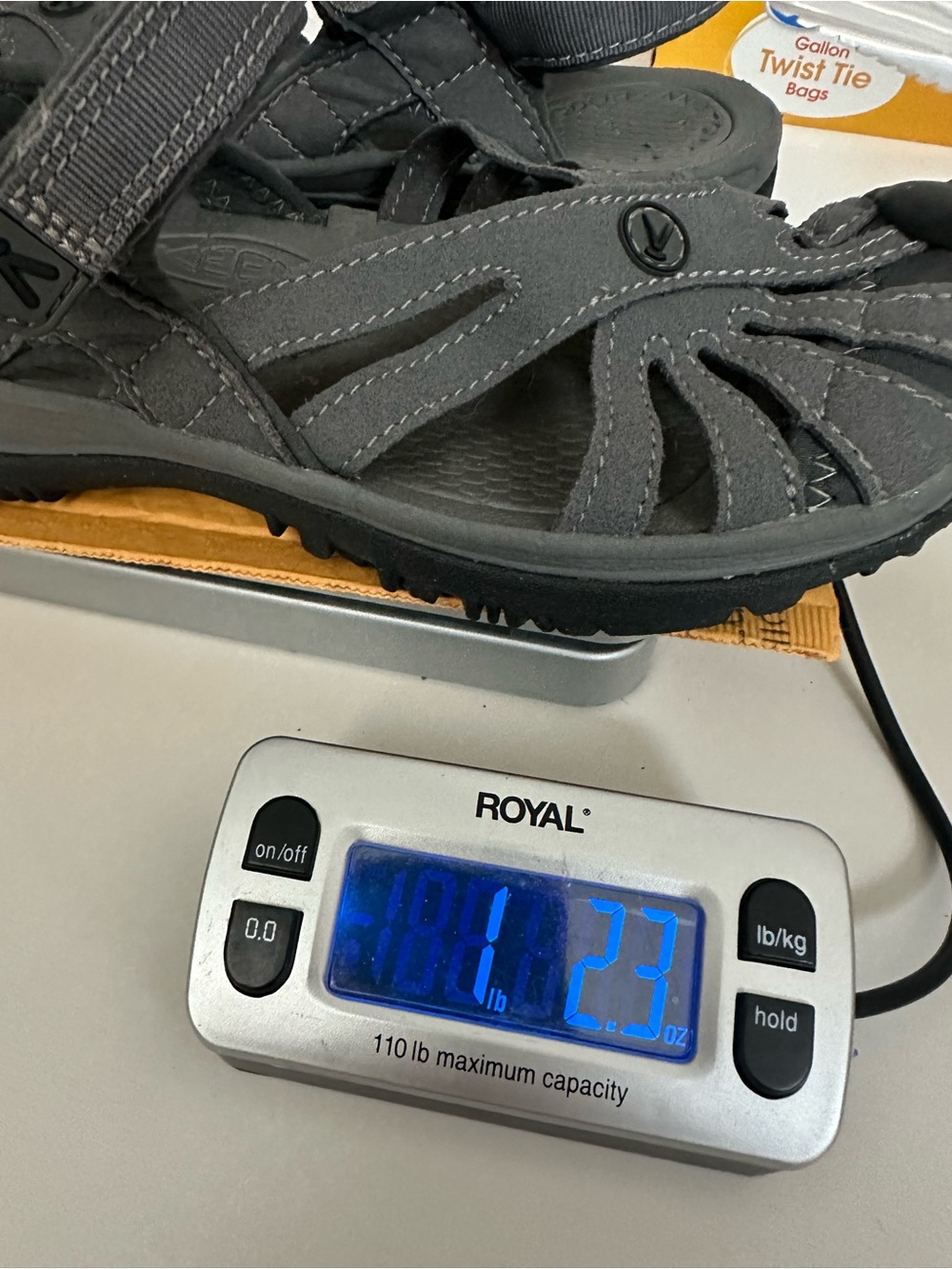 KEEN Rose Sandal Women Sz 8.5 Gray Water Hiking Closed Toe Ankle Strap 1014463 - Picture 14 of 14